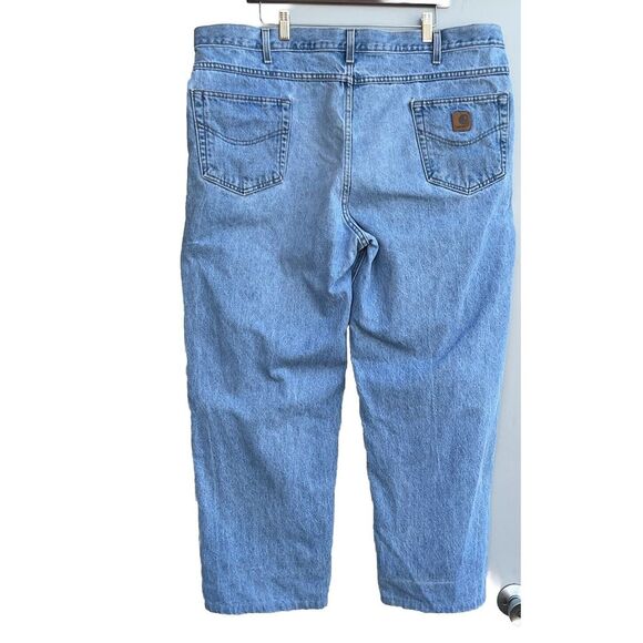 Carhartt B180 STW Traditional Fit Jeans Men's 44W X 40 L Denim Blue - Picture 8 of 15